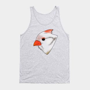 Leucistic Cardinal Head Tank Top